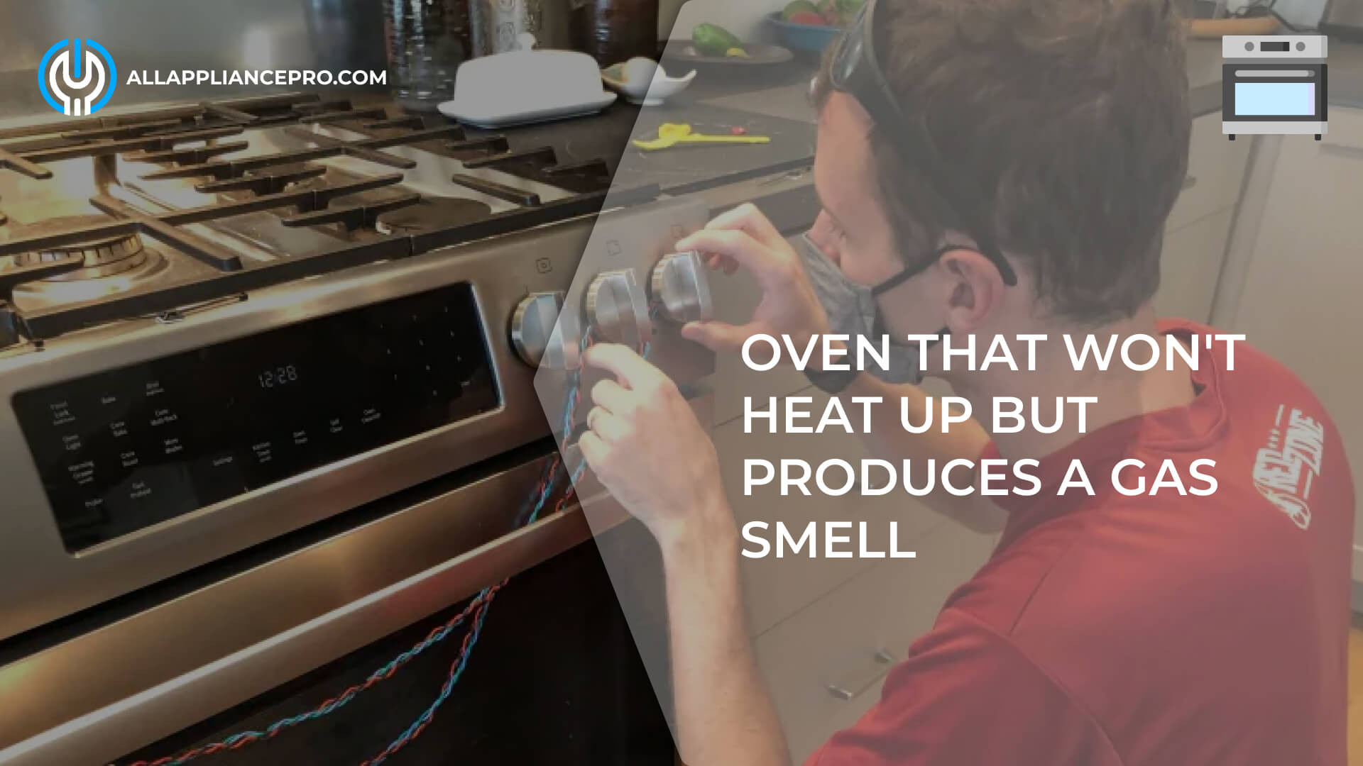 Oven That Won't Heat Up But Produces a Gas Smell